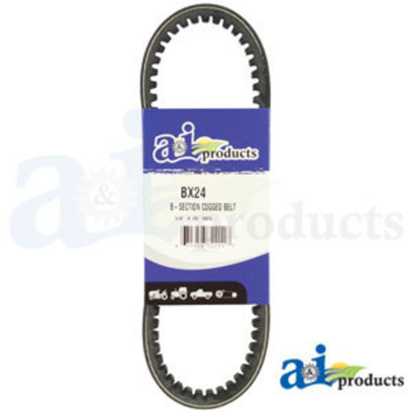 A & I Products Cogged Classical V-Belt (5/8" X 26") 0" x0" x0" A-BX24